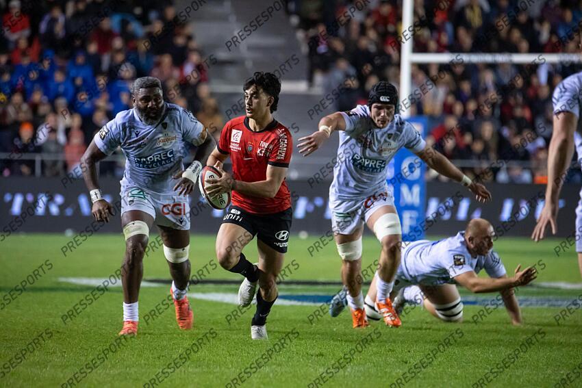 domon (marius) TOULON-CLERMONT AUVERGNE (31-24) sowakula (pita gus) tixeront (killian) 