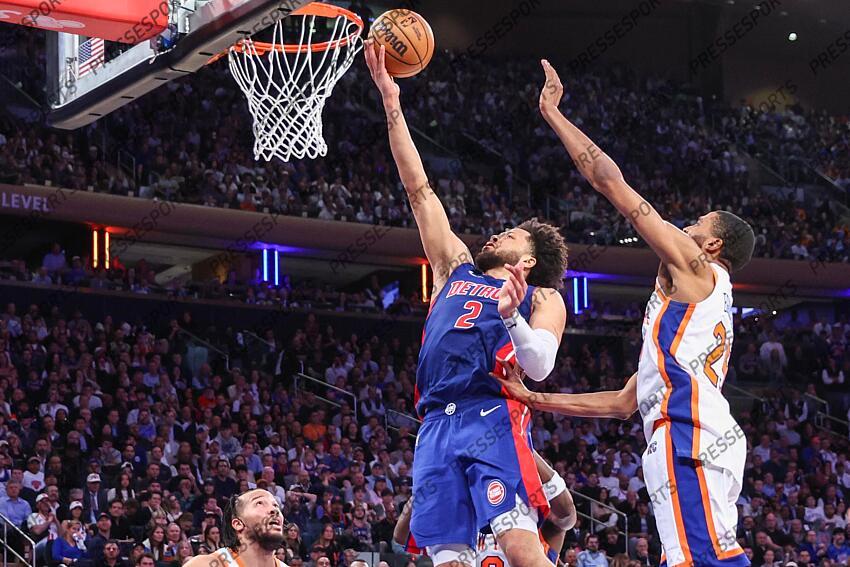 BASKET NBA 2025 NBA: Playoffs-Detroit Pistons at New York Knicks