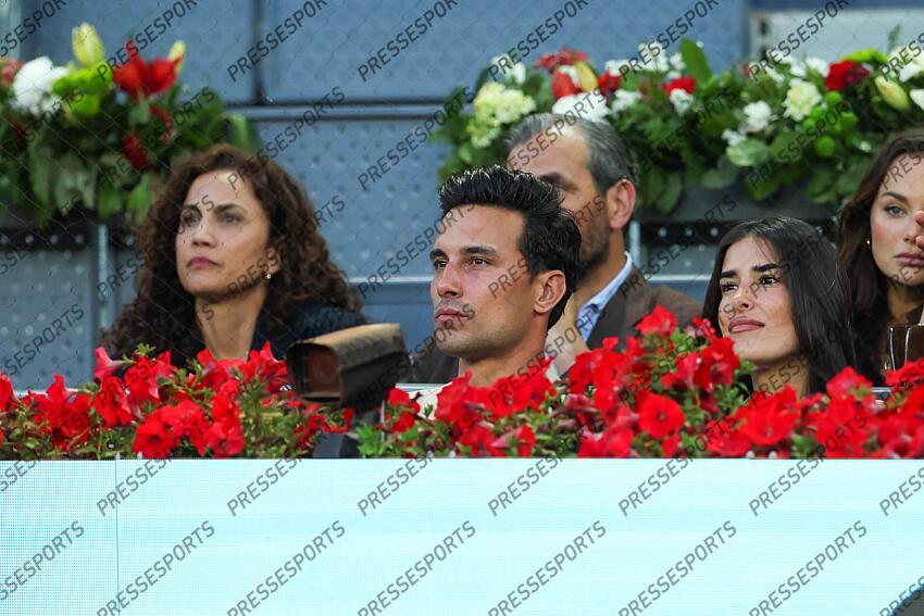 Jaime Astrain, former player, looks on during the match between Peyton Stearns of USA and Aryna Sabalenka of Belarus during the Mutua Madrid Open 2025, ATP Masters 1000 and WTA 1000 tennis tournament, celebrated at Caja Magica on April 29, 2025 in Madrid, Spain. Mutua Madrid Open 2025 - Day 9 