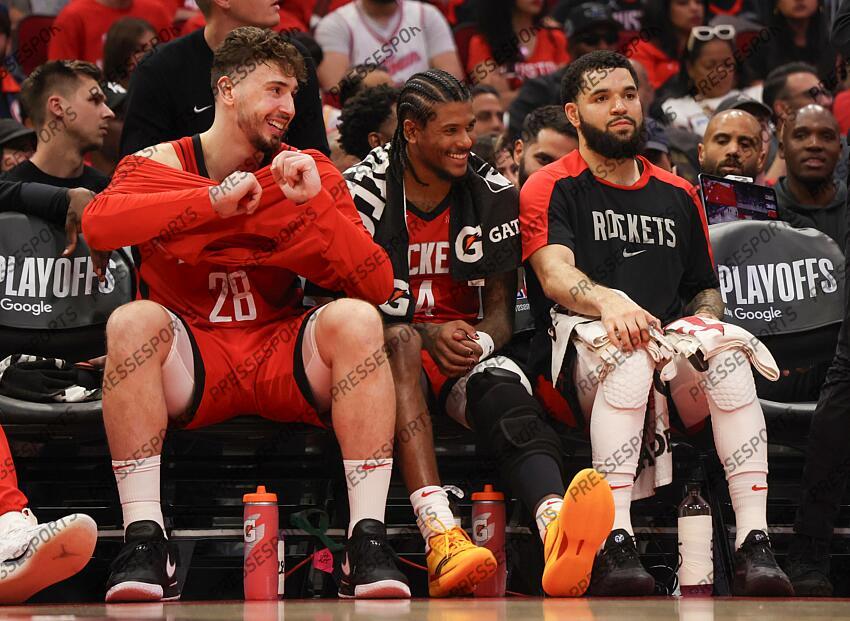 BASKET NBA 2025 NBA: Playoffs-Golden State Warriors at Houston Rockets