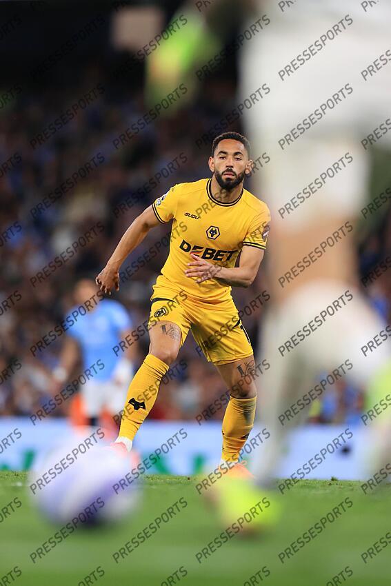 2nd May 2025 - Premier League - Manchester City v Wolverhampton Wanderers - Matheus Cunha of Wolverhampton Wanderers - Photo: Simon Stacpoole / Offside. MANCHESTER CITY-WOLVERHAMPTON WANDERERS (1-0) 