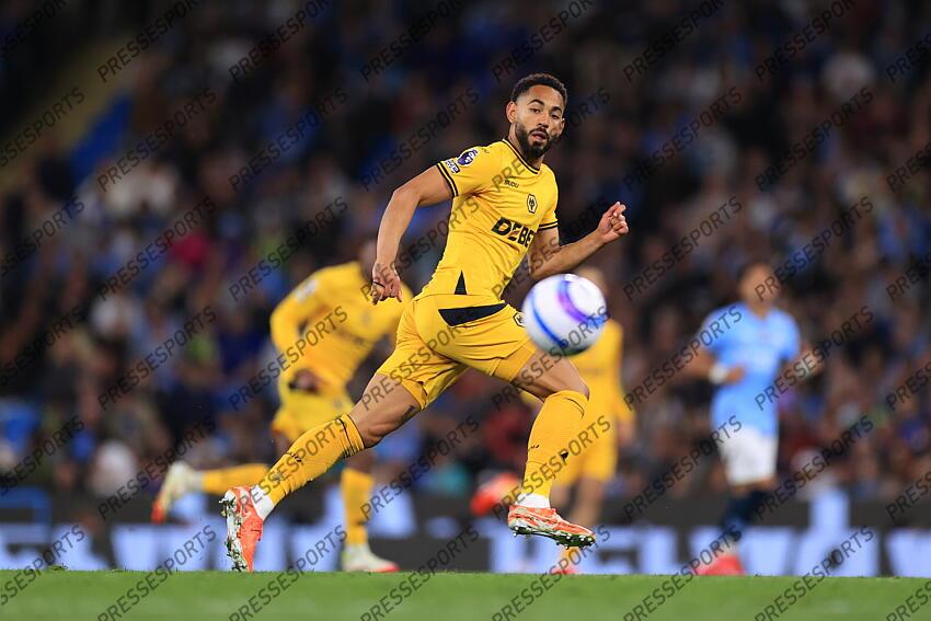 2nd May 2025 - Premier League - Manchester City v Wolverhampton Wanderers - Matheus Cunha of Wolverhampton Wanderers - Photo: Simon Stacpoole / Offside. MANCHESTER CITY-WOLVERHAMPTON WANDERERS (1-0) 