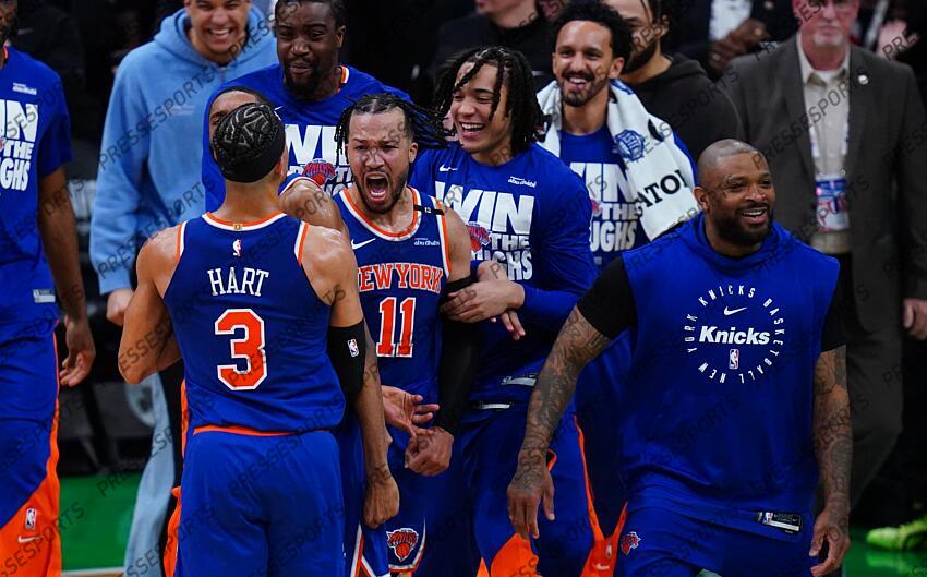 BASKET NBA 2025 NBA: Playoffs-New York Knicks at Boston Celtics