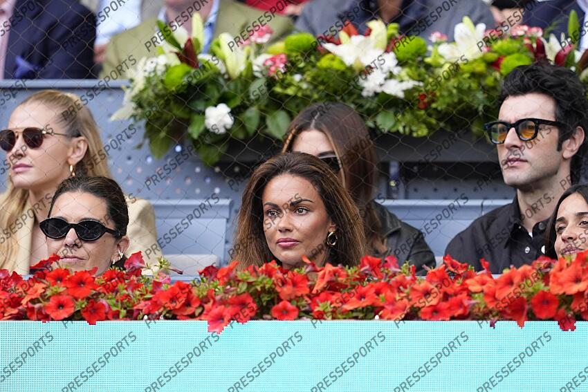 Lara Alvarez is seen during the match between Casper Ruud of Norway and Jack Draper of Great Britain during the Men Singles Final of Mutua Madrid Open 2025 - ATP Masters 1000 celebrated at Caja Magica on May 04, 2025 in Madrid, Spain. FINALE DRAPER/RUUD 