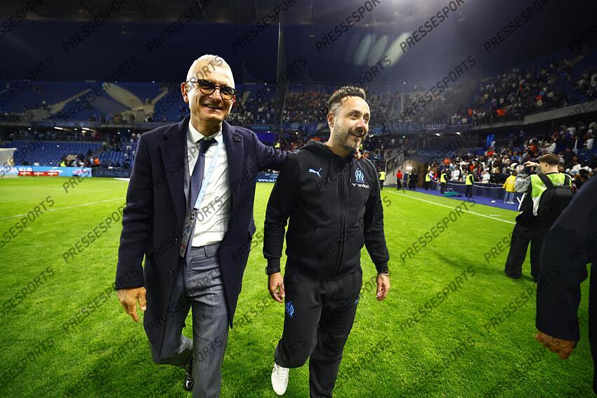 ravanelli (fabrizio) de zerbi (roberto) LE HAVRE-MARSEILLE (1-3) 