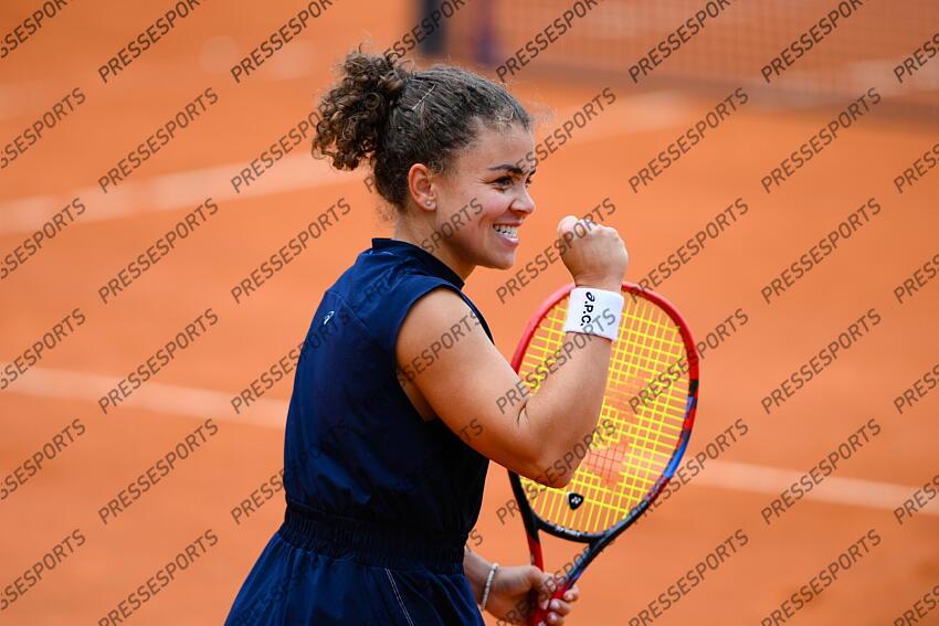 Foto IPP/Cavaliere Emiliano. Roma 13/05/2025. Tennis Internazionali d'Italia 2025. Nella foto: esulta Jasmine Paolini. Italy Photo Press - World Copyright TOURNOI DE ROME 