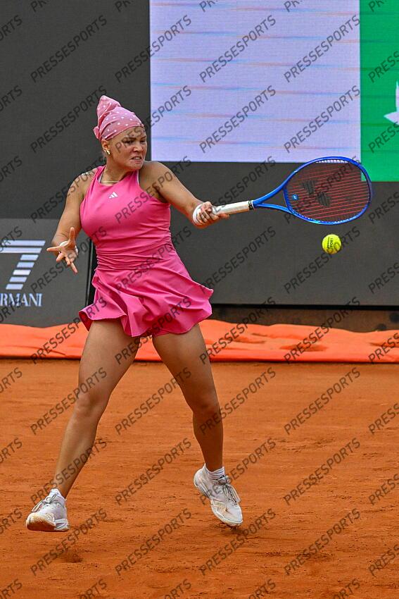 Foto IPP/Roberto Ramaccia Roma 13/5/2025 Tennis Internazionali Bnl dItalia 2025 Nella foto Diana Shnaider in azione durante la partita Italy Photo Press - World Copyright TOURNOI DE ROME 