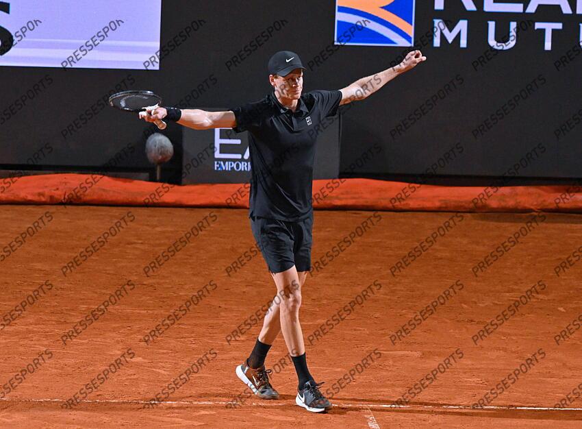 Foto IPP/Roberto Ramaccia Roma 13/5/2025 Tennis Internazionali Bnl dItalia 2025 Nella foto Jannik Sinner (ITA) Italy Photo Press - World Copyright TOURNOI DE ROME 