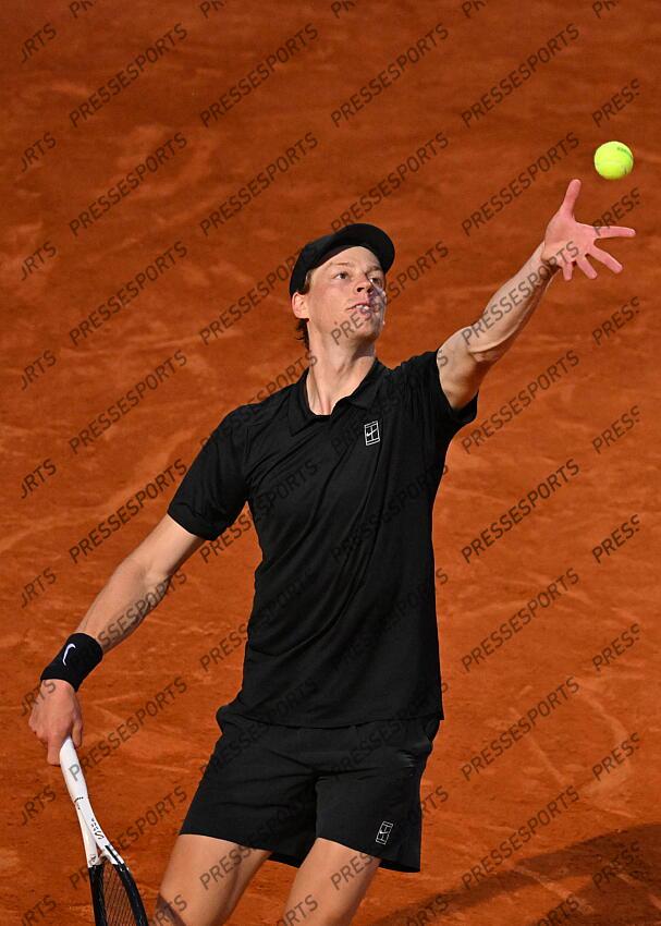 Foto IPP/Roberto Ramaccia Roma 13/5/2025 Tennis Internazionali Bnl dItalia 2025 Nella foto Jannik Sinner (ITA) al servizio Italy Photo Press - World Copyright TOURNOI DE ROME 