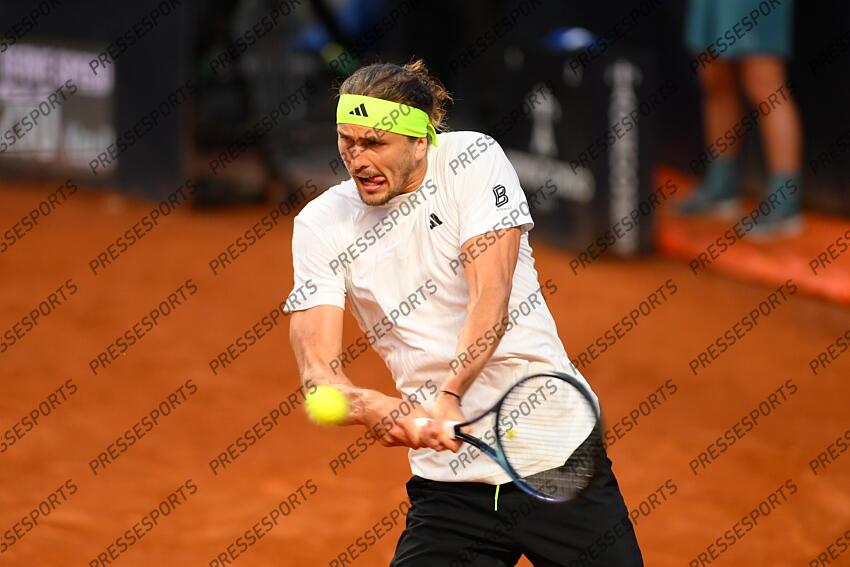 Foto IPP/Cavaliere Emiliano. Roma 13/05/2025. Tennis Internazionali d'Italia 2025. Nella foto: Alexander Zverev. Italy Photo Press - World Copyright TOURNOI DE ROME 