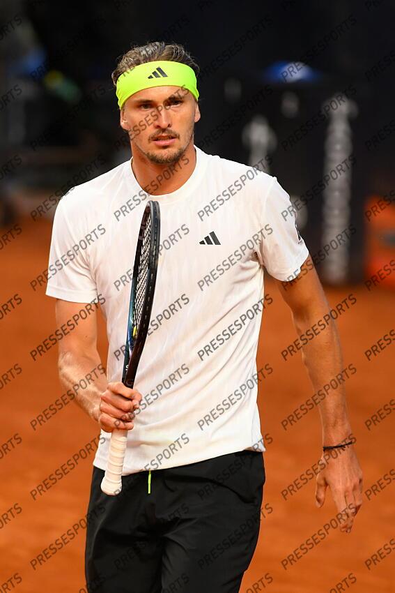 Foto IPP/Cavaliere Emiliano. Roma 13/05/2025. Tennis Internazionali d'Italia 2025. Nella foto: Alexander Zverev. Italy Photo Press - World Copyright TOURNOI DE ROME 