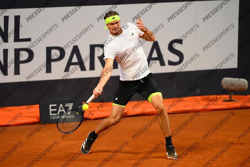 Foto IPP/Cavaliere Emiliano. Roma 13/05/2025. Tennis Internazionali d'Italia 2025. Nella foto: Alexander Zverev. Italy Photo Press - World Copyright TOURNOI DE ROME 