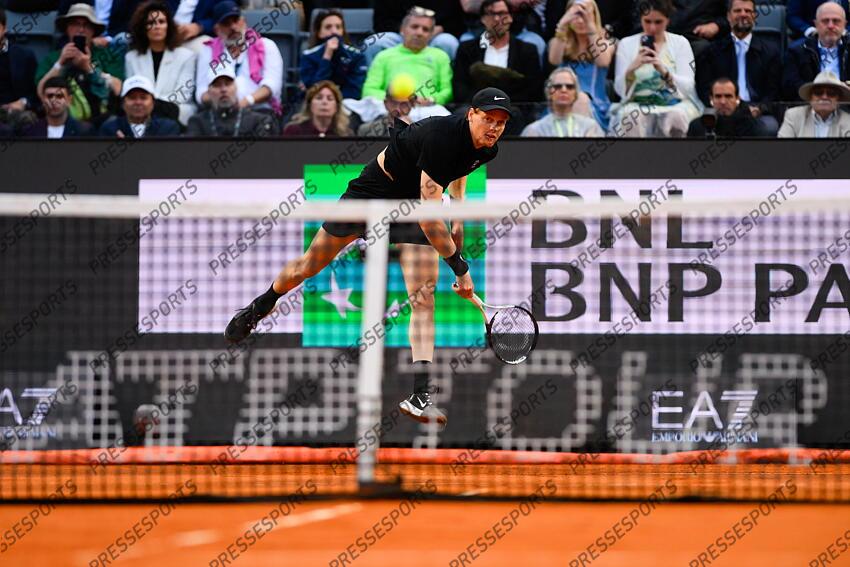 Foto IPP/Cavaliere Emiliano. Roma 13/05/2025. Tennis Internazionali d'Italia 2025. Nella foto: Jannik Sinner. Italy Photo Press - World Copyright TOURNOI DE ROME 
