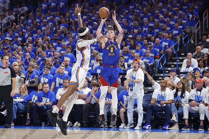 BASKET NBA PLAYOFFS 2025 NBA: Playoffs-Denver Nuggets at Oklahoma City Thunder