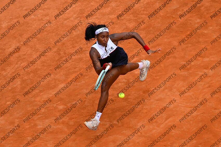 Foto IPP/Cavaliere Emiliano. Roma 14/05/2025. Tennis Internazionali d'Italia 2025. Nella foto: Coco Gauff. Italy Photo Press - World Copyright TOURNOI DE ROME 