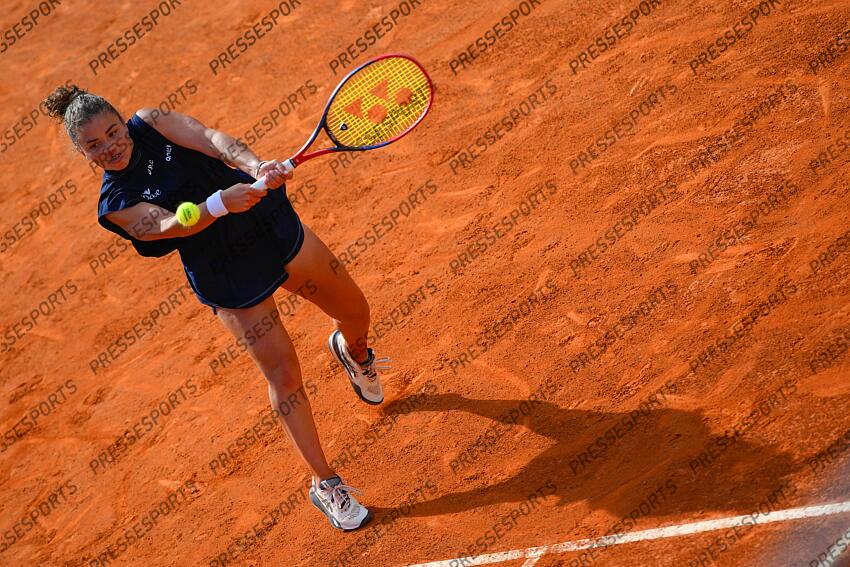 Foto IPP/Cavaliere Emiliano. Roma 15/05/2025. Tennis Internazionali d'Italia 2025. Nella foto: esulta Jasmine Paolini. Italy Photo Press - World Copyright TOURNOI DE ROME 