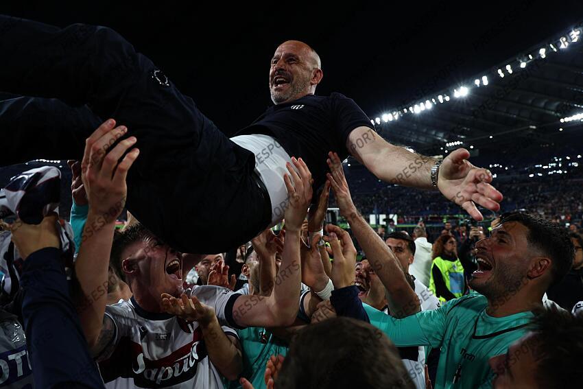 Vincenzo Italiano Coach (Bologna) ; during the Italy Cup Final match between Milan 0-1 Bologna at Olympic Stadium on May 14, 2025 in Roma, Italy. FINALE AC MILAN-BOLOGNE (0-1) 