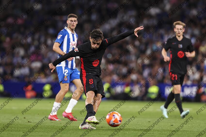 Pedro Gonzalez Pedri of FC Barcelona in action during the Spanish league, La Liga EA Sports, football match played between RCD Espanyol and FC Barcelona at RCDE Stadium on May 15, 2025 in Cornella, Barcelona, Spain. ESPANYOL BARCELONE-FC BARCELONE (0-2) 