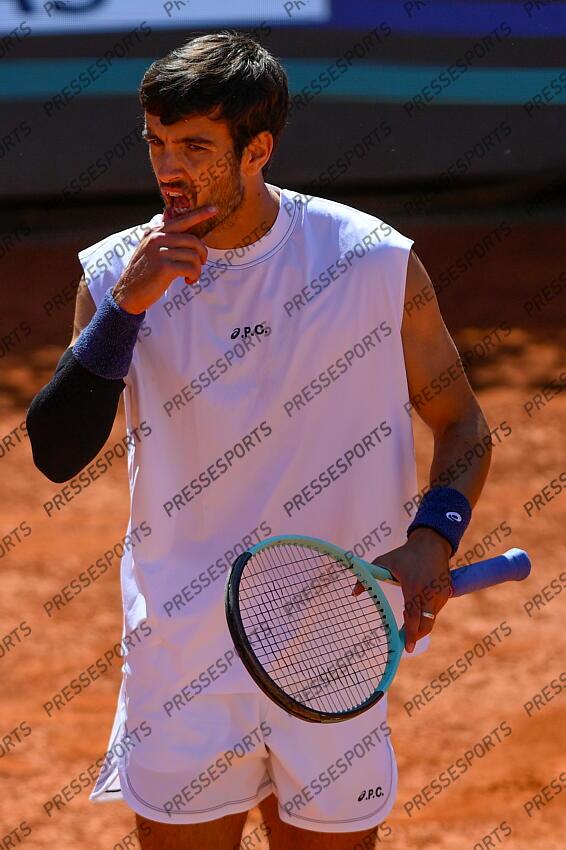 Foto IPP/Cavaliere Emiliano. Roma 16/05/2025. Tennis Internazionali d'Italia 2025. Nella foto: Lorenzo Musetti. Italy Photo Press - World Copyright TOURNOI DE ROME 