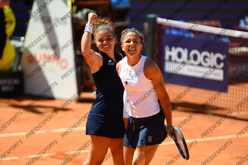 Foto IPP/Cavaliere Emiliano. Roma 16/05/2025. Tennis Internazionali d'Italia 2025. Nella foto: esultano Sara Errani e Jasmine Paolini. Italy Photo Press - World Copyright TOURNOI DE ROME 
