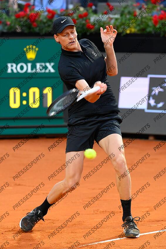 Foto IPP/Cavaliere Emiliano. Roma 15/05/2025. Tennis Internazionali d'Italia 2025. Nella foto: Jannik Sinner. Italy Photo Press - World Copyright TOURNOI DE ROME 