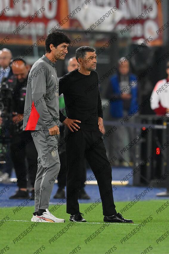 Foto IPP/Roberto Ramaccia Roma 18/5/2025 Campionato di Calcio Serie A 2024/2025 Roma vs Milan Nella foto Sergio Conceicao allenatore del Milan Italy Photo Press - World Copyright AS ROME-AC MILAN (3-1) 