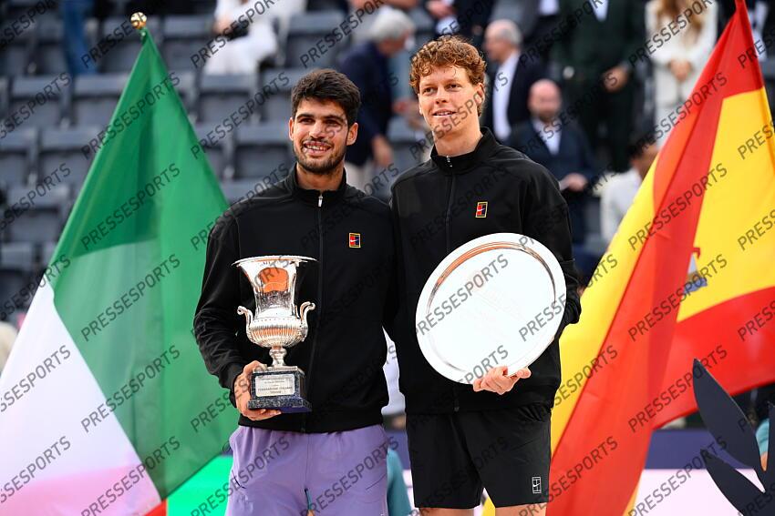 TENNIS ATP MASTERS 1000 TOURNOI DE ROME 2025 FINALE SINNER / ALCARAZ