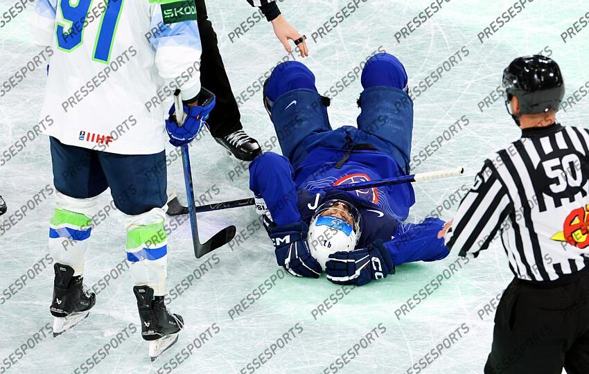 HOCKEY SUR GLACE CHPT DU MONDE 2025 FRANCE-SLOVENIE (1-3)