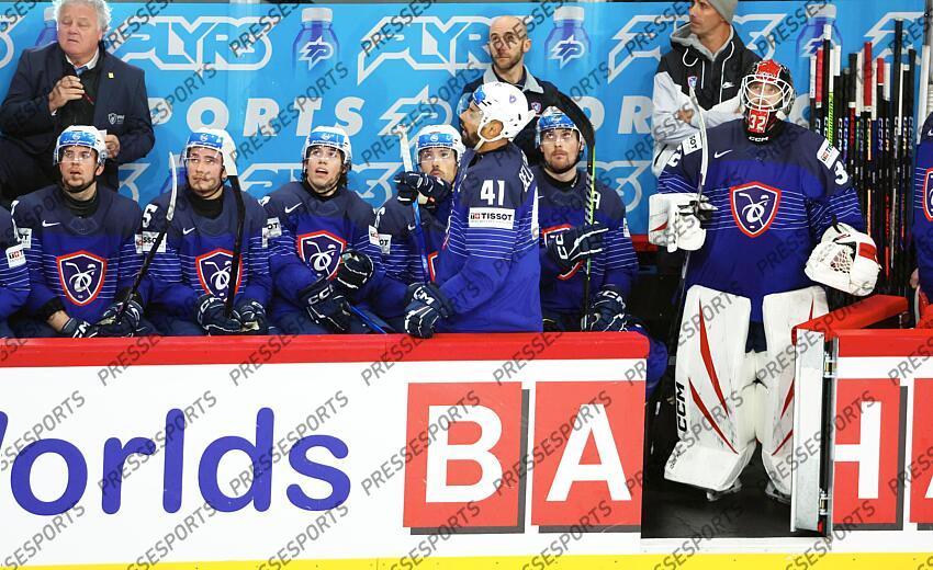 Deception France defaite relegation Pierre-Edouard Bellemare #41 FRANCE-SLOVENIE (1-3) 