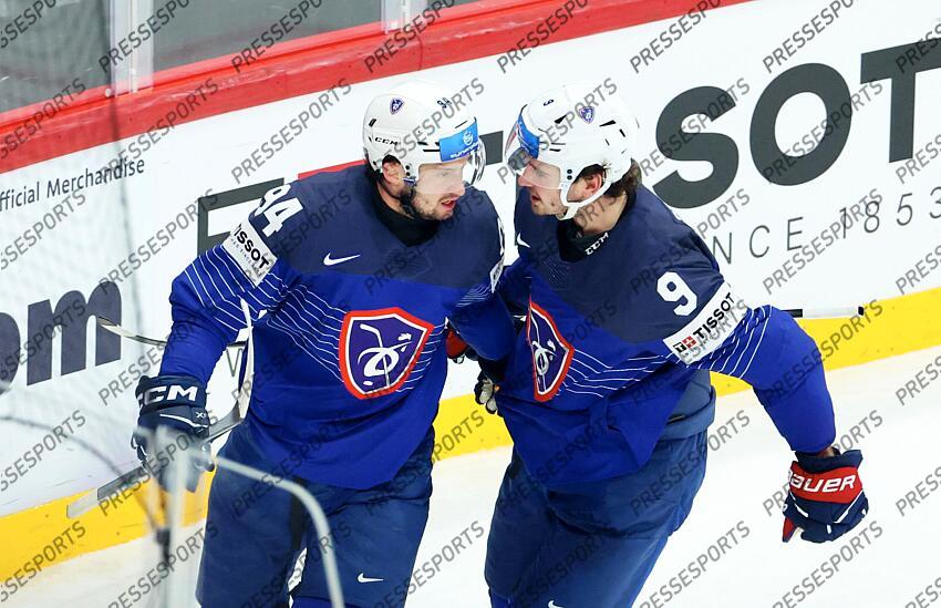 Joie But Tim Bozon #94 Alexandre Texier #9 FRANCE-SLOVENIE (1-3) 