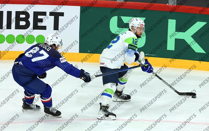 Jules Boscq #27 Nik Simsic #12 FRANCE-SLOVENIE (1-3) 