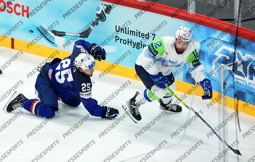 Nicolas Ritz #25 Nik Simsic #12 FRANCE-SLOVENIE (1-3) 