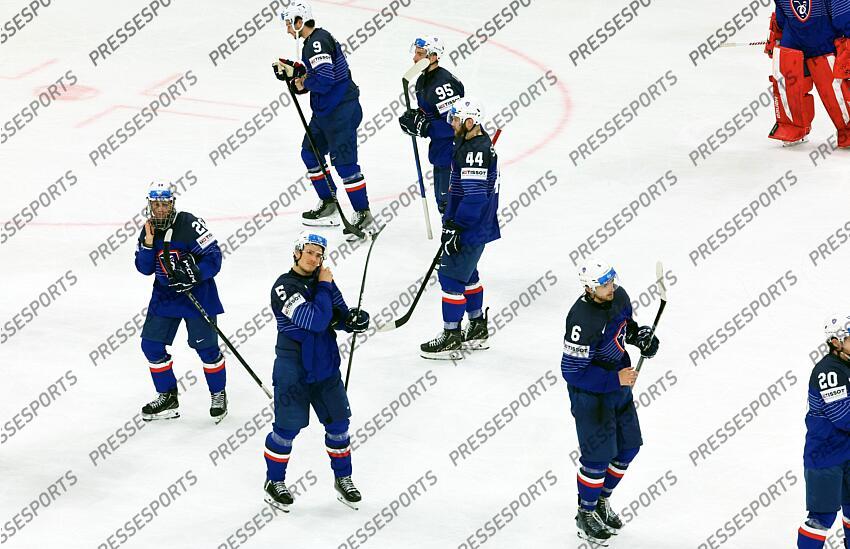 HOCKEY SUR GLACE CHPT DU MONDE 2025 FRANCE-SUEDE (0-4)