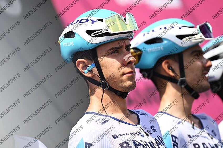 Giro d’Italia 2025 - 108th Edition - 11th stage Viareggio - Castelnovo ne' Monti 186 km - 21/05/2025 - Antonio Tiberi (ITA - Bahrain - Victorious) - photo Ivan Benedetto/SprintCyclingAgency©2025 VIAREGGIO/CASTELNOVO NE' MONTI 