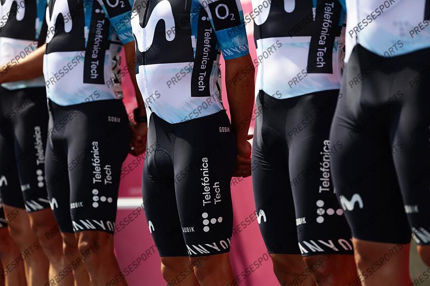 Giro d’Italia 2025 - 108th Edition - 11th stage Viareggio - Castelnovo ne' Monti 186 km - 21/05/2025 - Movistar Team - photo Luca Bettini/SprintCyclingAgency©2025 VIAREGGIO/CASTELNOVO NE' MONTI 