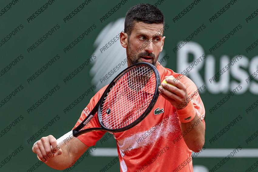 21.05.2025; Genf; Tennis ATP 250 - Geneva Open 2025; Novak Djokovic (SRB) (Pascal Muller/freshfocus) GENEVA OPEN tournoi de geneve 