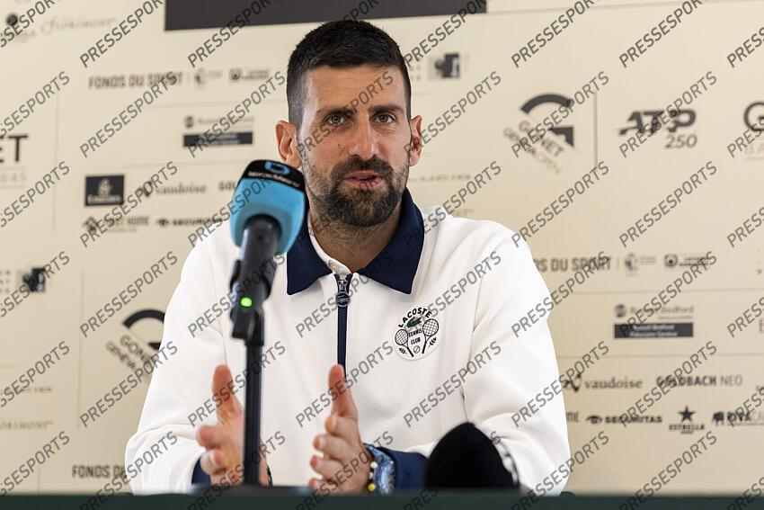 20.05.2025; Genf; Tennis ATP 250 - Geneva Open 2025; Novak Djokovic (SRB) (Pascal Muller/freshfocus) GENEVA OPEN tournoi de geneve 