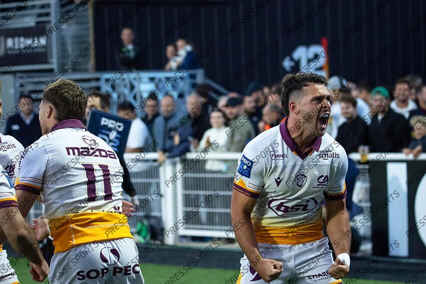 RUGBY / PRO D2 / BARRAGES / 22/05/2025 / PROVENCE RUGBY vs SOYAUX-ANGOULEME / Essai farissier (nathan) AIX-EN-PROVENCE-SOYAUX-ANGOULEME (49-22) 