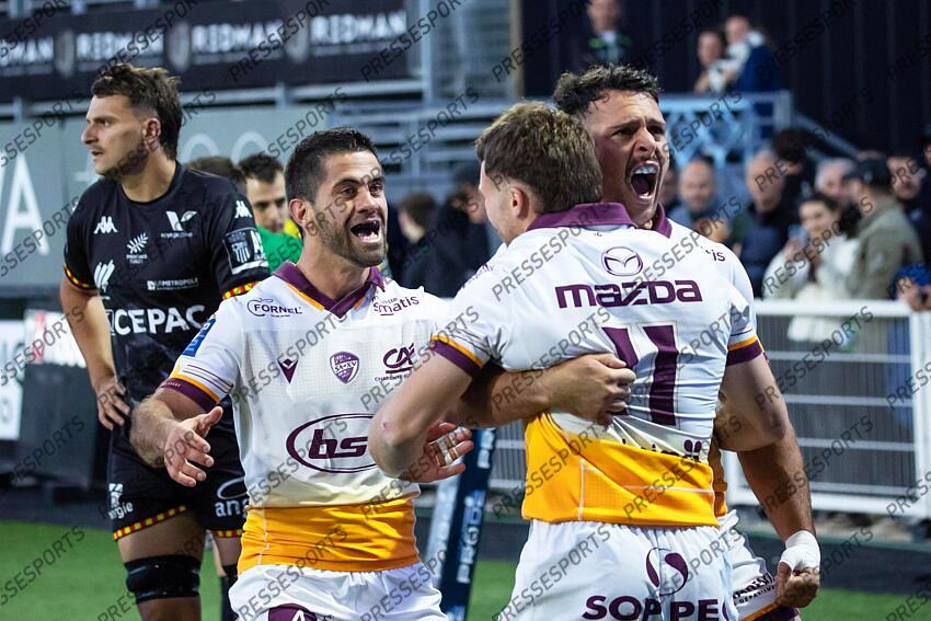 RUGBY / PRO D2 / BARRAGES / 22/05/2025 / PROVENCE RUGBY vs SOYAUX-ANGOULEME / Essai farissier (nathan) AIX-EN-PROVENCE-SOYAUX-ANGOULEME (49-22) 