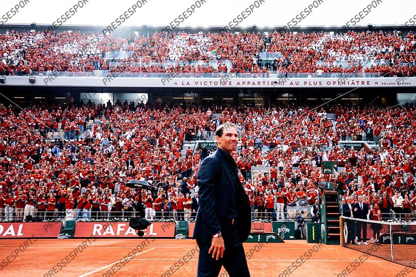 TENNIS ROLAND GARROS 2025 HOMMAGE NADAL