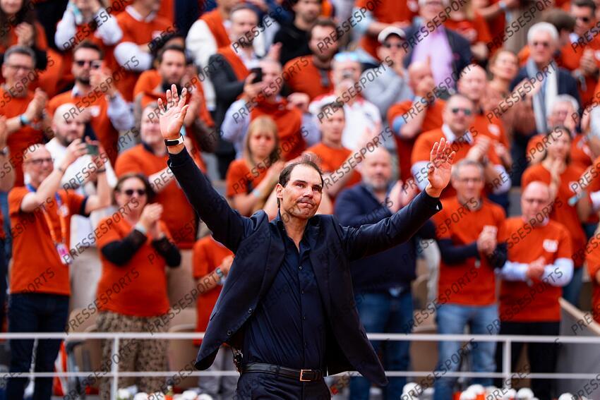 Rafael Nadal (ESP) hommage Céremonie d'hommage à Rafael Nadal HOMMAGE NADAL 