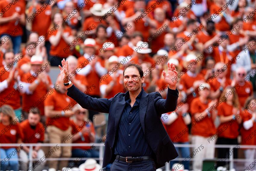 Rafael Nadal (ESP) hommage Céremonie d'hommage à Rafael Nadal HOMMAGE NADAL 