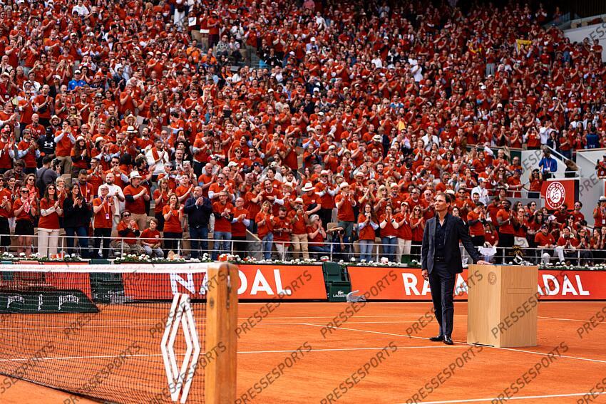 Rafael Nadal (ESP) hommage Céremonie d'hommage à Rafael Nadal HOMMAGE NADAL 