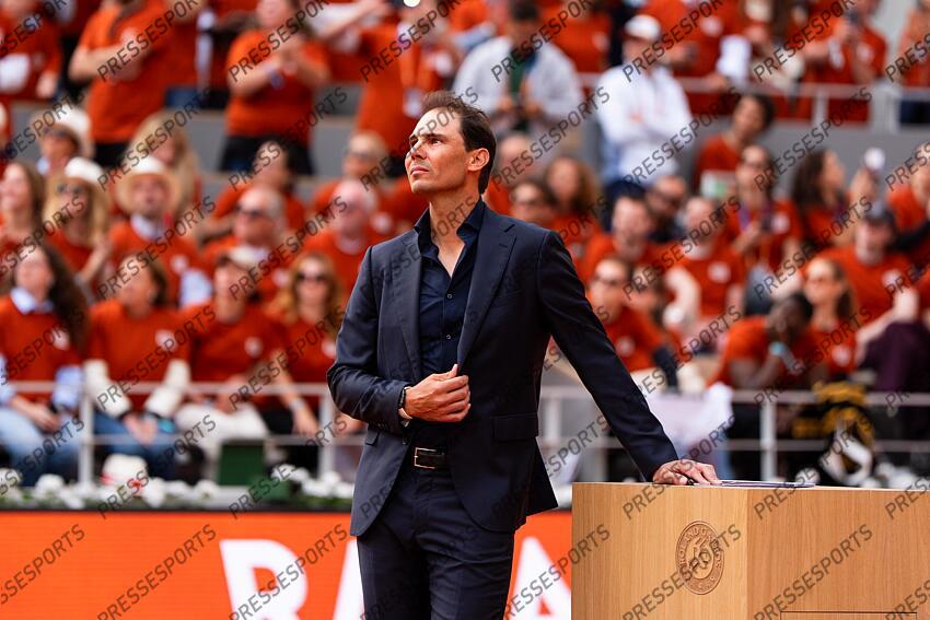 Rafael Nadal (ESP) hommage Céremonie d'hommage à Rafael Nadal HOMMAGE NADAL 