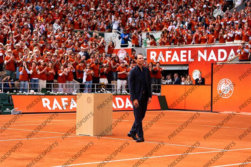 Rafael Nadal (ESP) hommage Céremonie d'hommage à Rafael Nadal HOMMAGE NADAL 