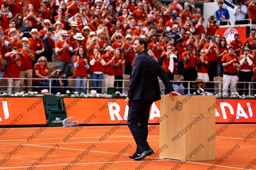 Rafael Nadal (ESP) hommage Céremonie d'hommage à Rafael Nadal HOMMAGE NADAL 