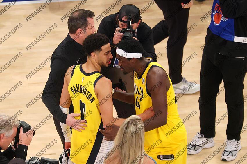 BASKET NBA PLAYOFFS 2025 NBA: Playoffs-Indiana Pacers at New York Knicks