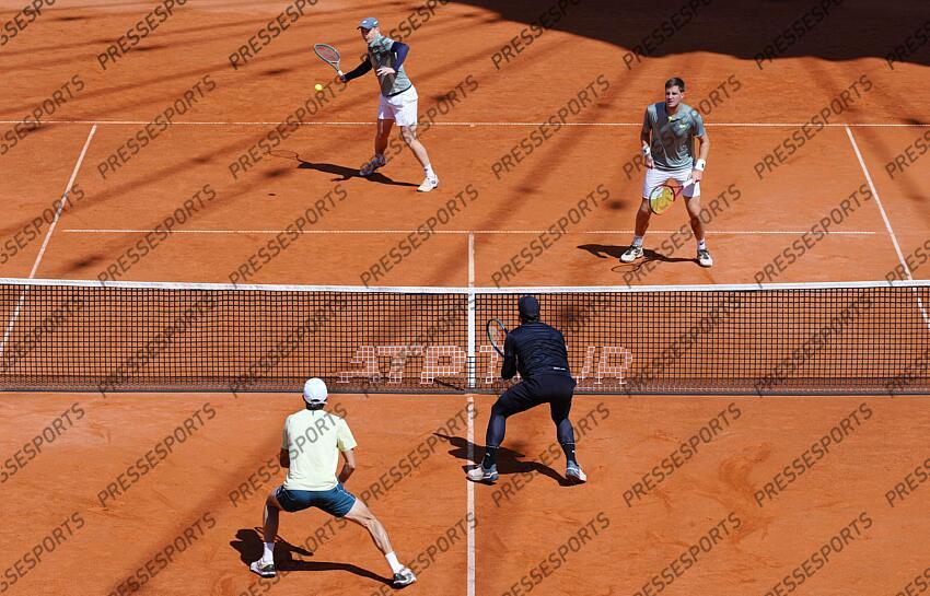 v.l. Harri Heliovaara (Finnland), Henry Patten (Grossbritannien) Hamburg, 23.05.2025, Tennis, Bitpanda Hamburg Open 2025, ATP 500, Herren Doppel HAMBOURG OPEN 