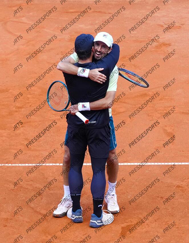 v.l. Fernando Romboli (Brasilien), Andrea Molteni (Argentinien) Hamburg, 23.05.2025, Tennis, Bitpanda Hamburg Open 2025, ATP 500, Herren Doppel HAMBOURG OPEN 