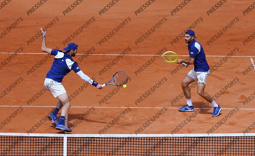 v.l. Andrea Vavassori (Italien), Simone Bolelli (Italien) Hamburg, 23.05.2025, Tennis, Bitpanda Hamburg Open 2025, ATP 500, Herren Doppel HAMBOURG OPEN 